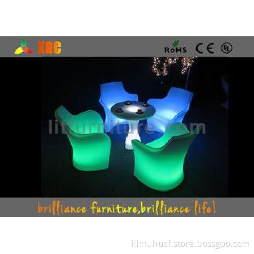 16 Colors Changeable LED Lighting Furniture, Led Bar Chair
